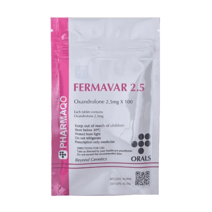 Buy FermaVar 2.5mg 100 tabs - PharmaQo Labs steroids in UK. £39