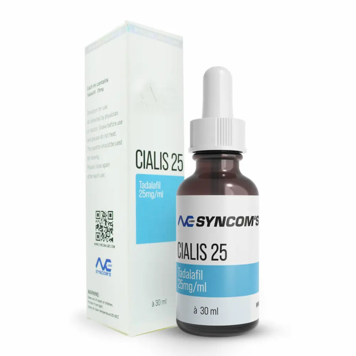 Cialis Tadalafil Liquid 25mg Syncom – Buy Tadalafil UK