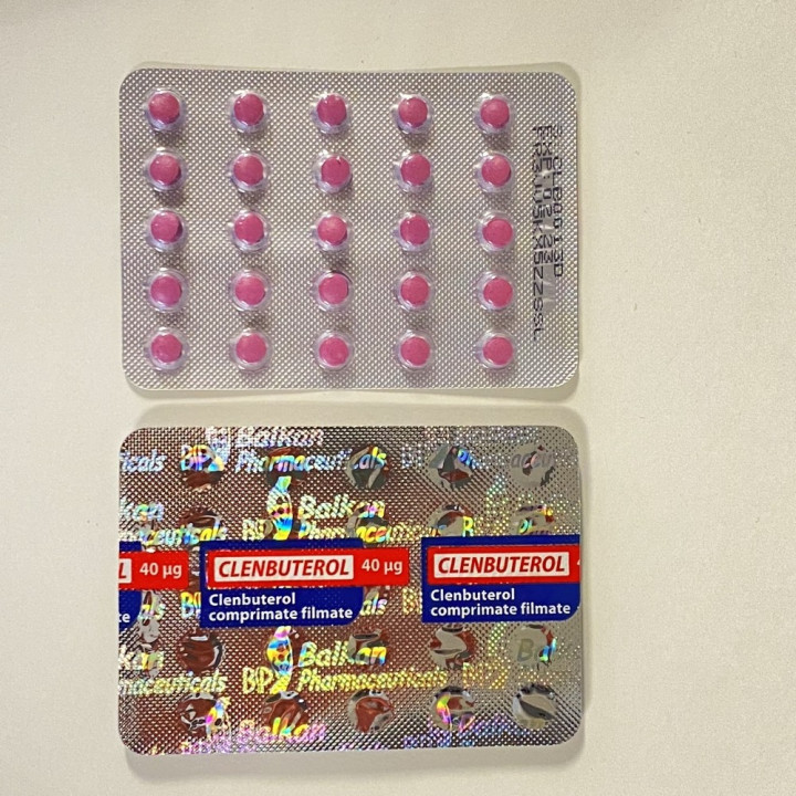 Clenbuterol – Balkan Pharma 50tabs/40ug - 3 - Buy steroids UK