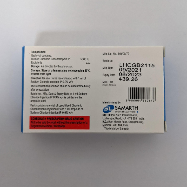 HCG EUTRIG-HP 5000 IU - 1 - Buy steroids UK