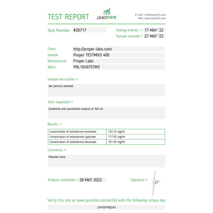 Proper TestMix3 400 - Proper Labs - 2 - Buy steroids UK