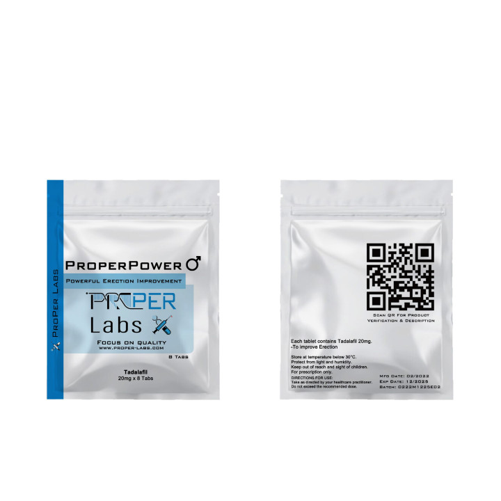 Power Erection (small bag)- Proper Labs [8Tabs/20mg] - 4 - Buy steroids UK