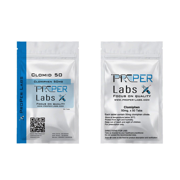 Clomid 50 - Proper Labs - 1 - Buy steroids UK