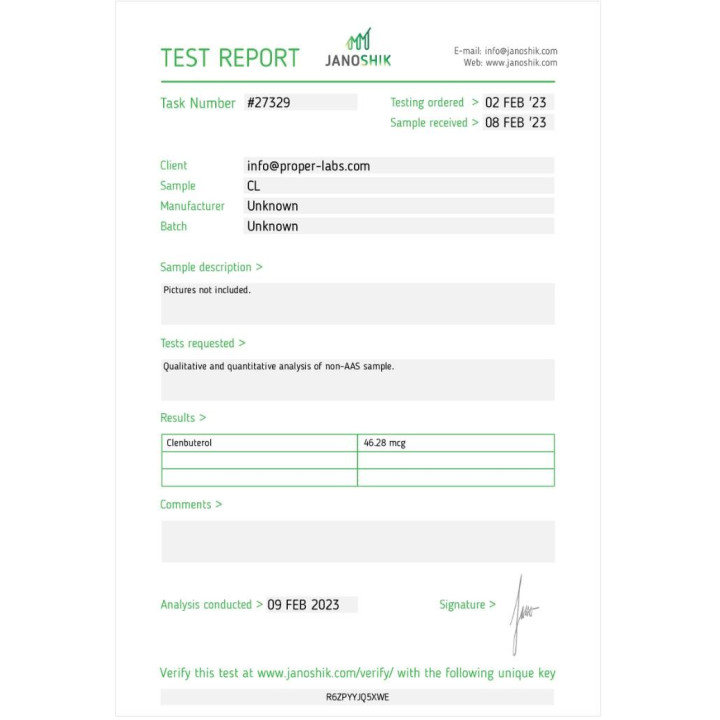 Clenbuterol - Proper Labs - 3 - Buy steroids UK