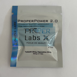 Buy Proper Power 2.0 UK | Tadalafil + Sildenafil | 20 Tabs