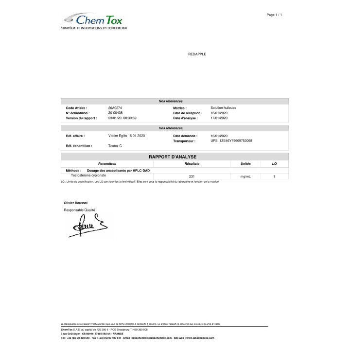 Testex C 200 PHARMA QO Lab test Steroids Shop UK Pay by PayPal Card, Credit/Debit Card