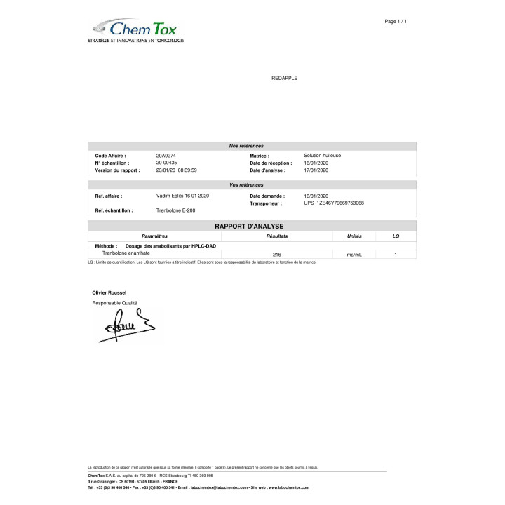 Trenbolone-E 200 PHARMA QO Lab test Steroids Shop UK Pay by PayPal Card, Credit/Debit Card
